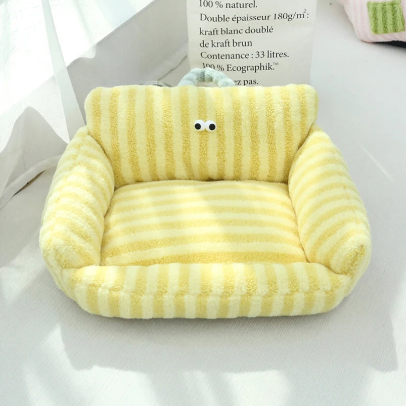 Winter Warm Pet Sofa Kennel Nest For Dogs Cozy Bed