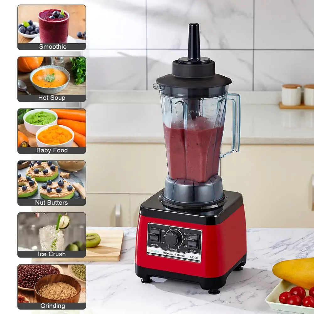Biolomix Heavy Duty Commercial Blender And Juicer 2200W
