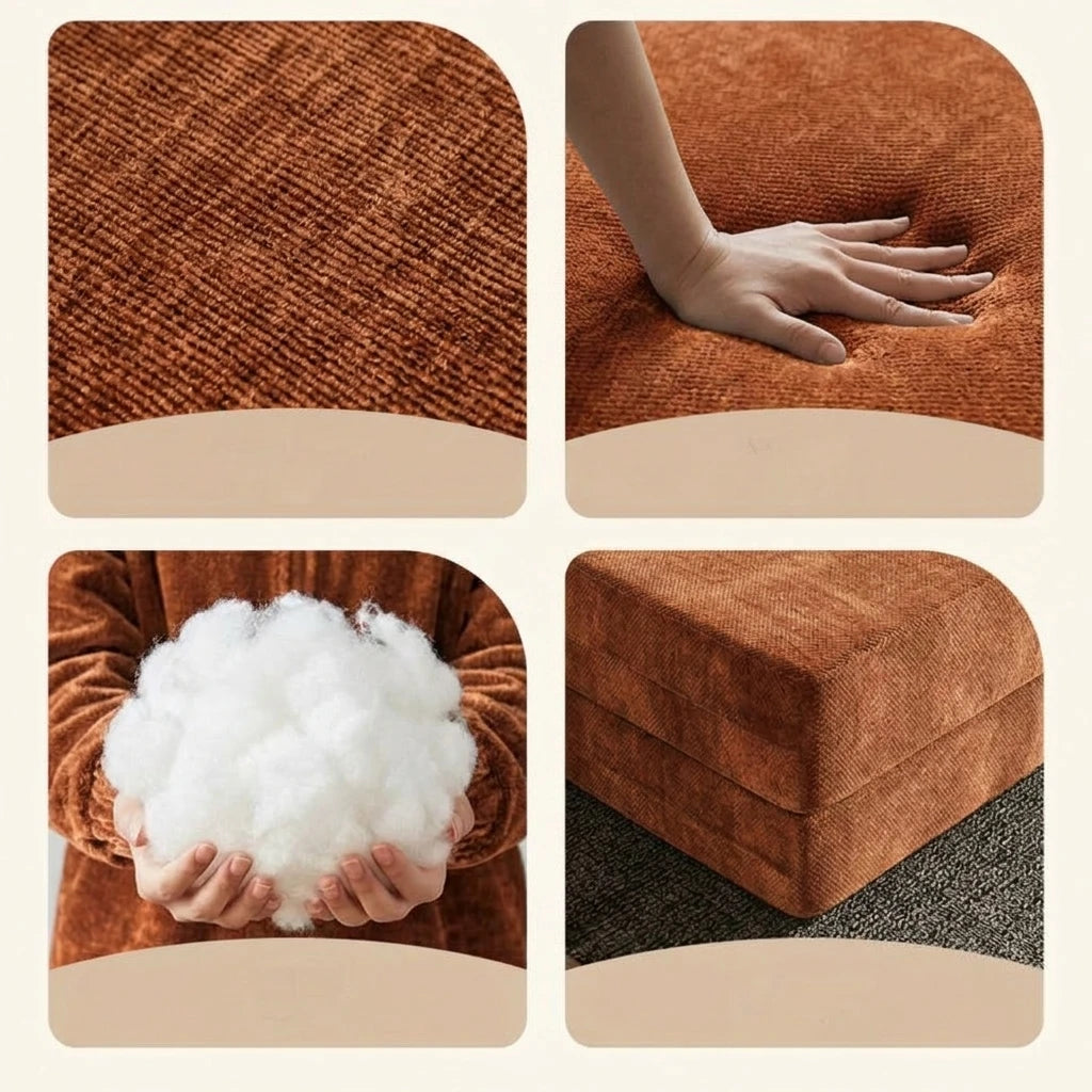 Living Room Memory Foam Sofa Bed Modular Couch Space Saving