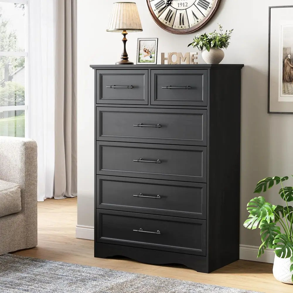 Bedroom Set 7 Drawer Dresser And 6 Drawer Dresser Nightstands Charging Station