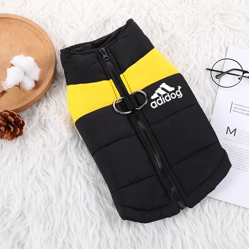 YUNFAN Waterproof Warm Dog Coat Winter Vest Padded Zipper Jacket