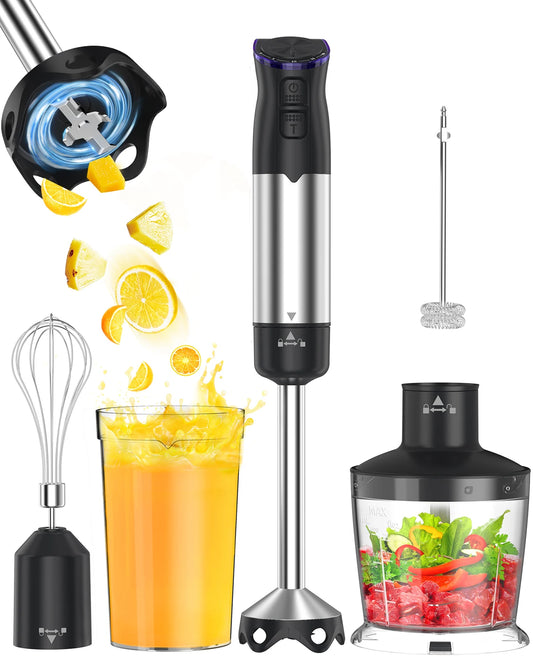ZHIYU 1000W Immersion Handheld Blender 5 In 1 Kitchen Set