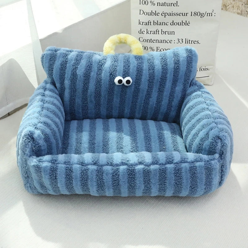 Winter Warm Pet Sofa Kennel Nest For Dogs Cozy Bed