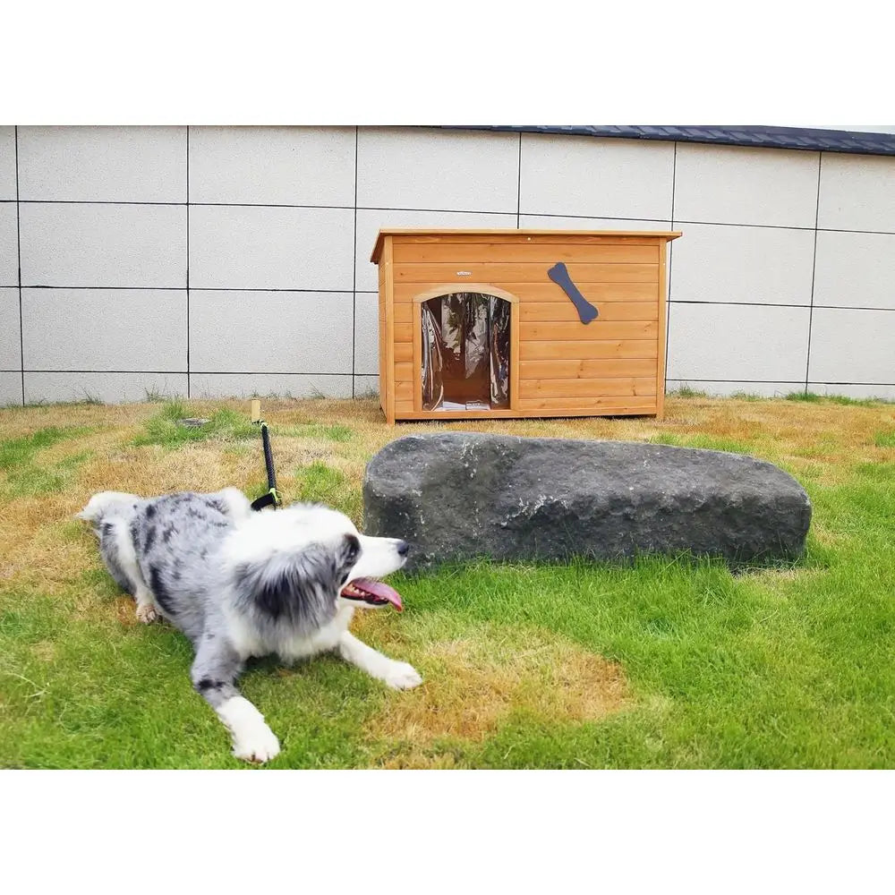 Wooden Outdoor Dog House Kennel for Pets and Puppies