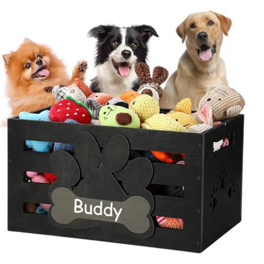 YAO HUI HUANG Large Dog Toy Basket With Handles Organizer