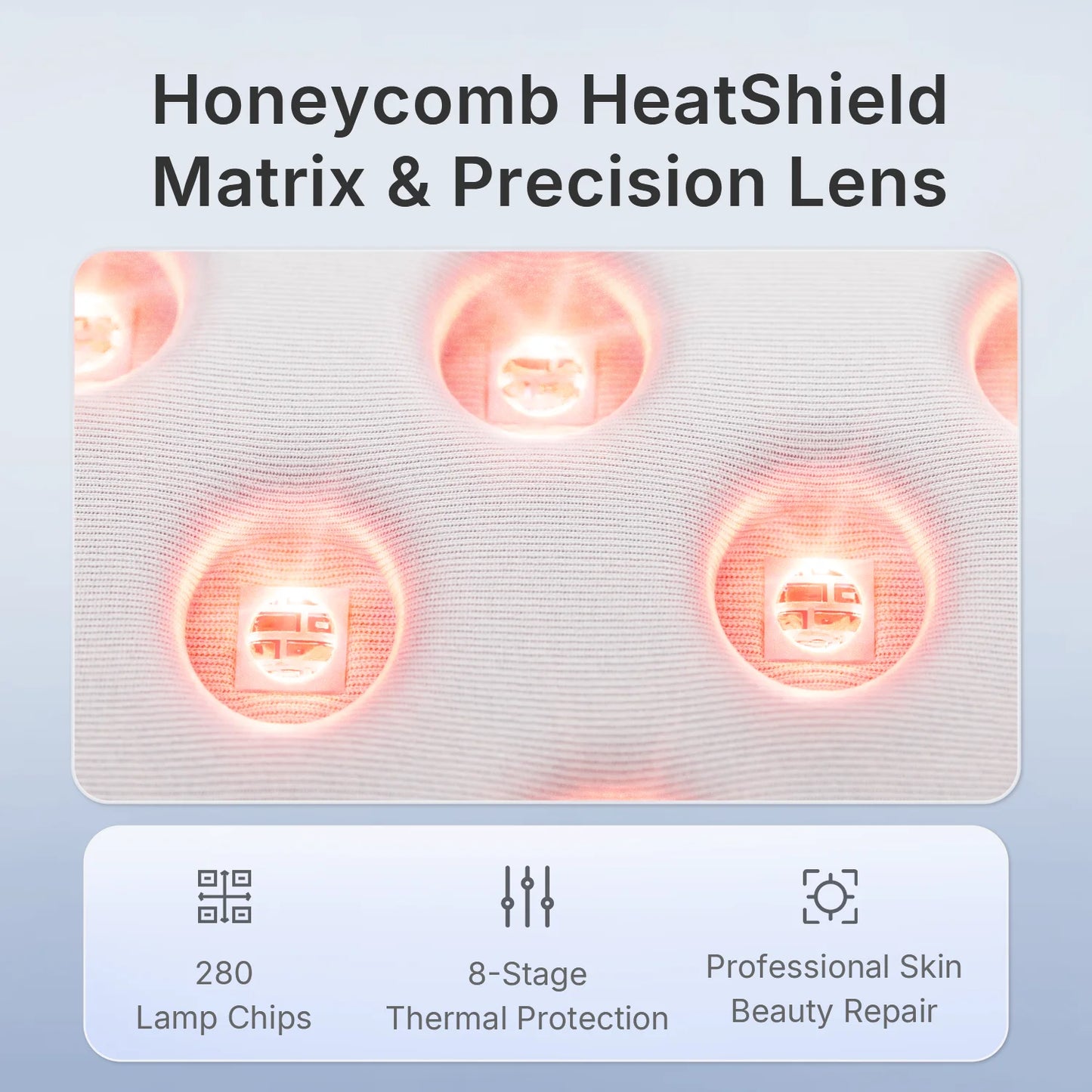 Hello Face LED Mask Infrared Red Light Therapy for Acne