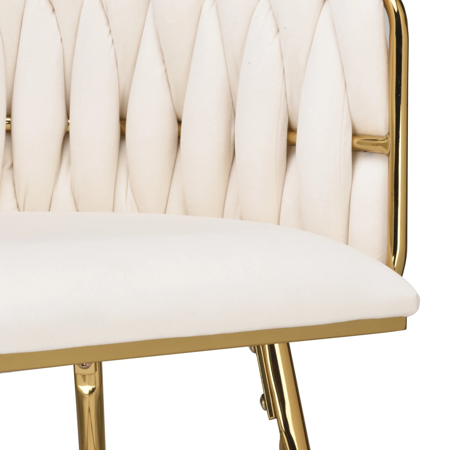 FARINI Set Of 2 Bar Stools With Back Modern Mid-Century
