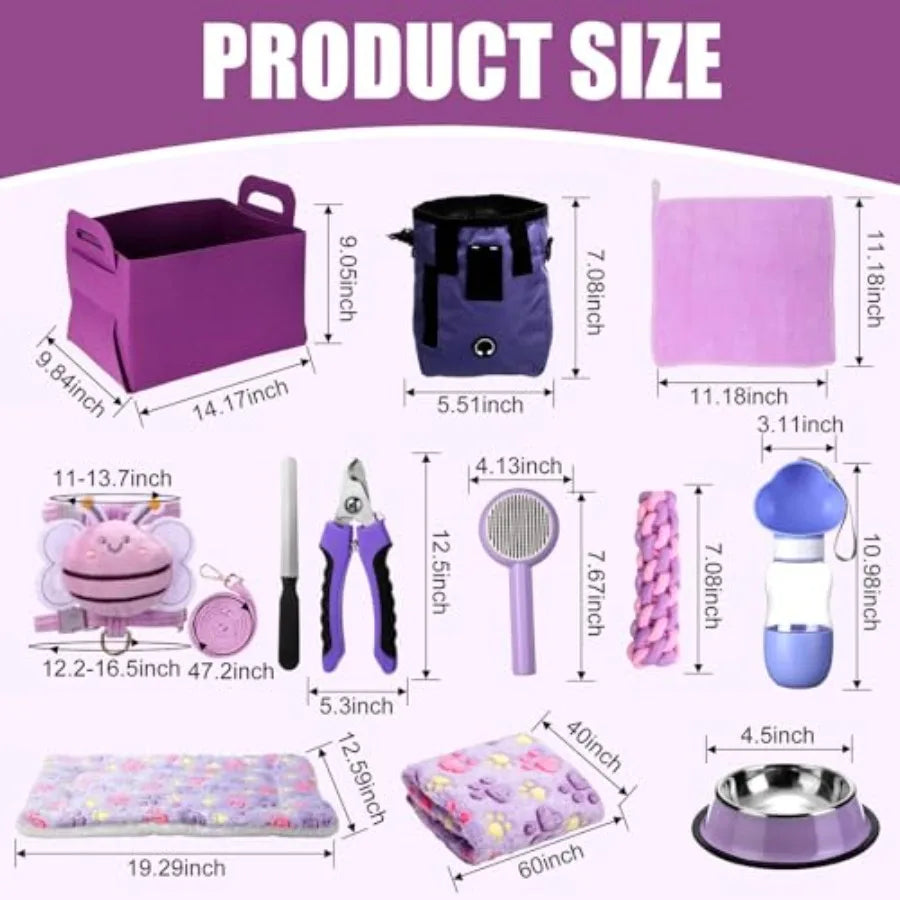YAO HUI HUANG Puppy Essentials Starter Kit for Small Dogs