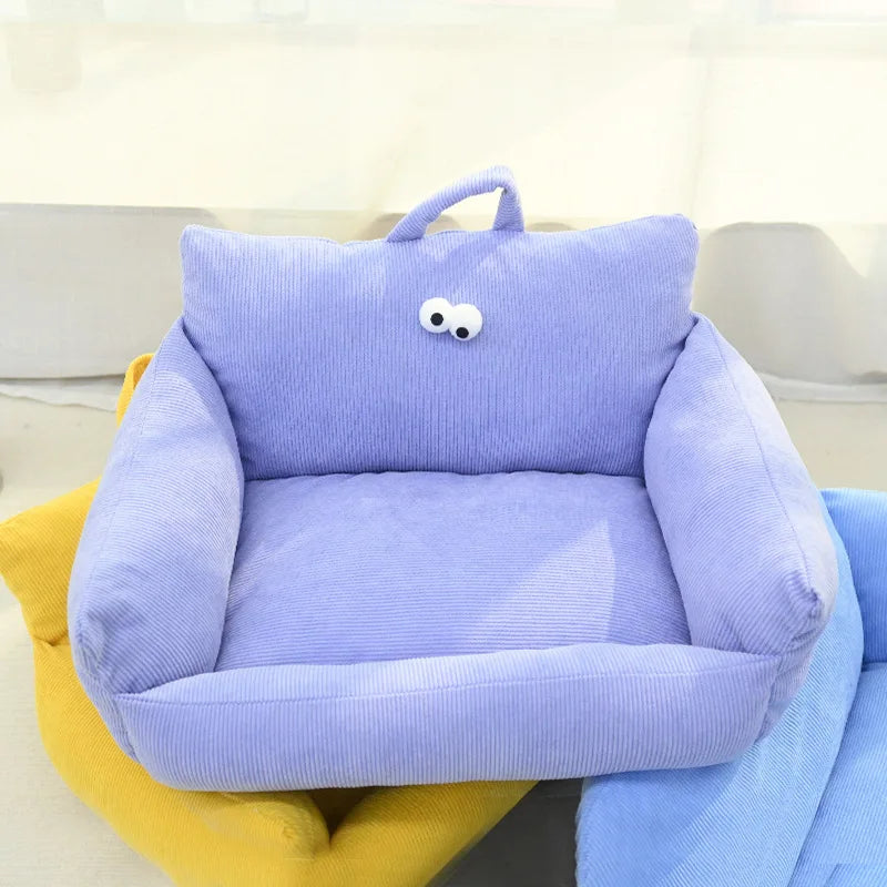 Winter Warm Pet Sofa Kennel Nest For Dogs Cozy Bed