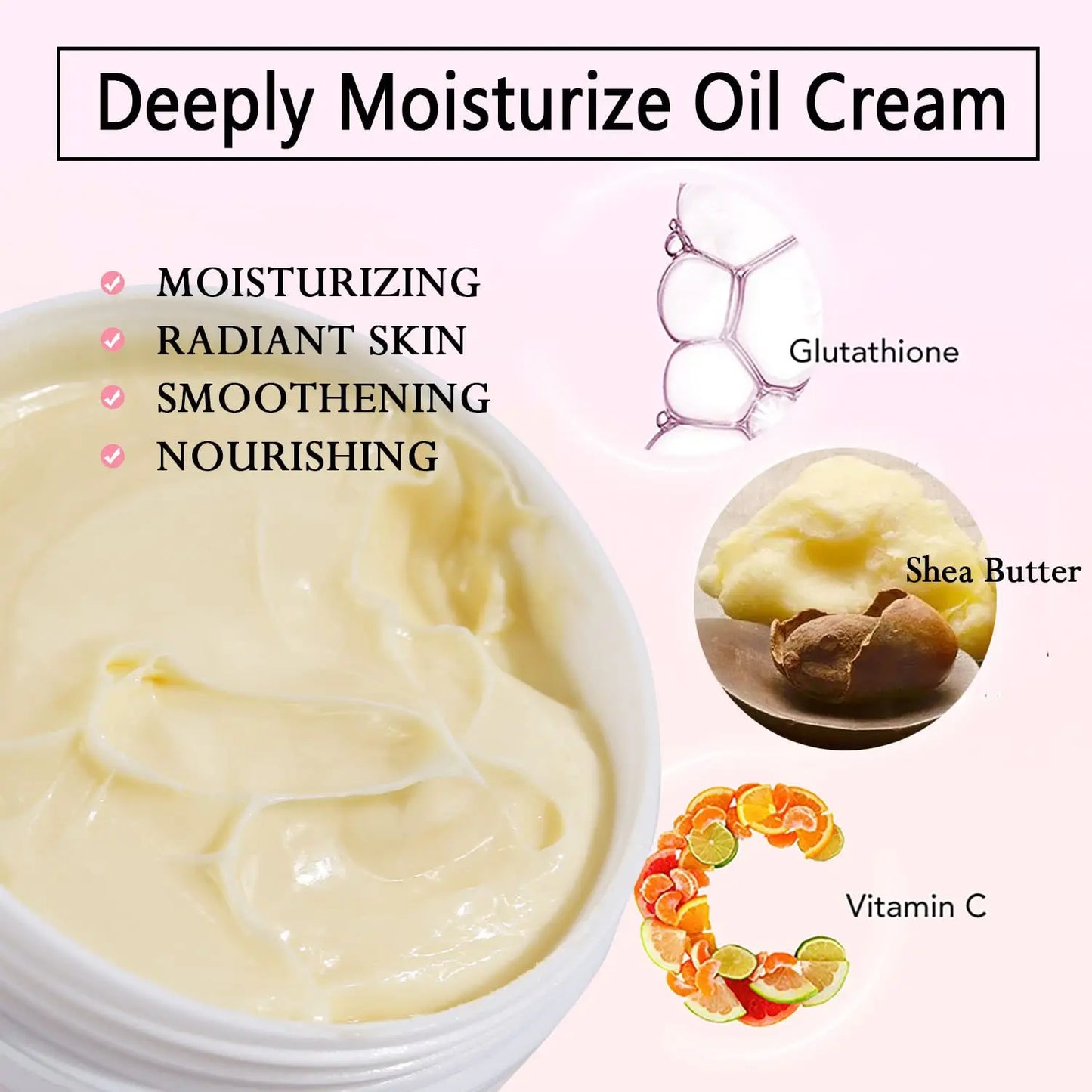 AILKE Organic Shea Butter Whitening Cream Face And Body