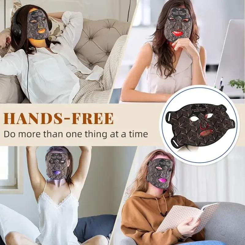 UBilli 850nm Near Infrared LED Face Mask for Skin Rejuvenation