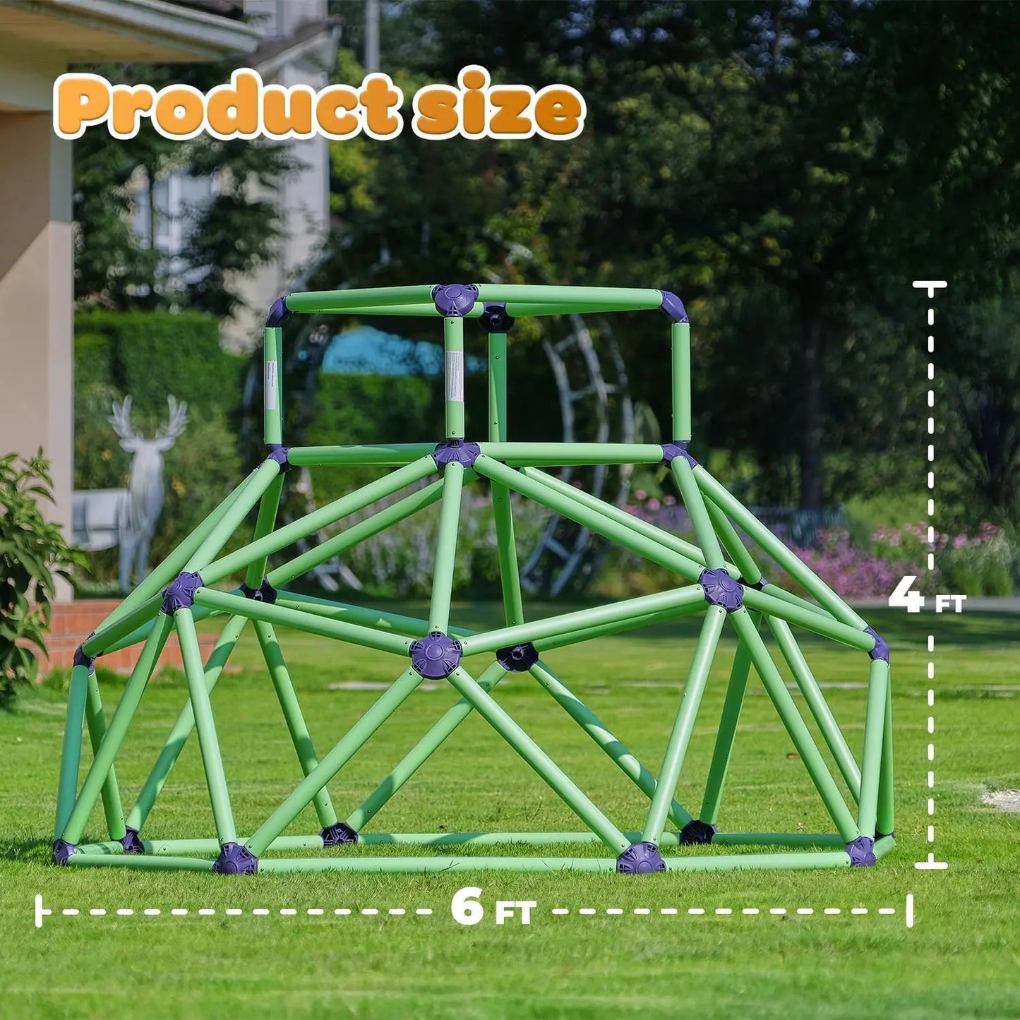 Monkey Bars Climbing Dome Jungle Gym For Kids Backyard Playset