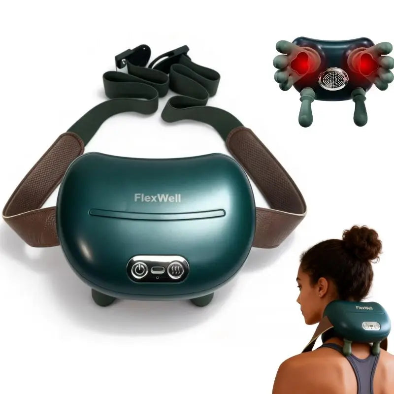 4D Kneading Neck And Shoulder Massager With Heat Therapy