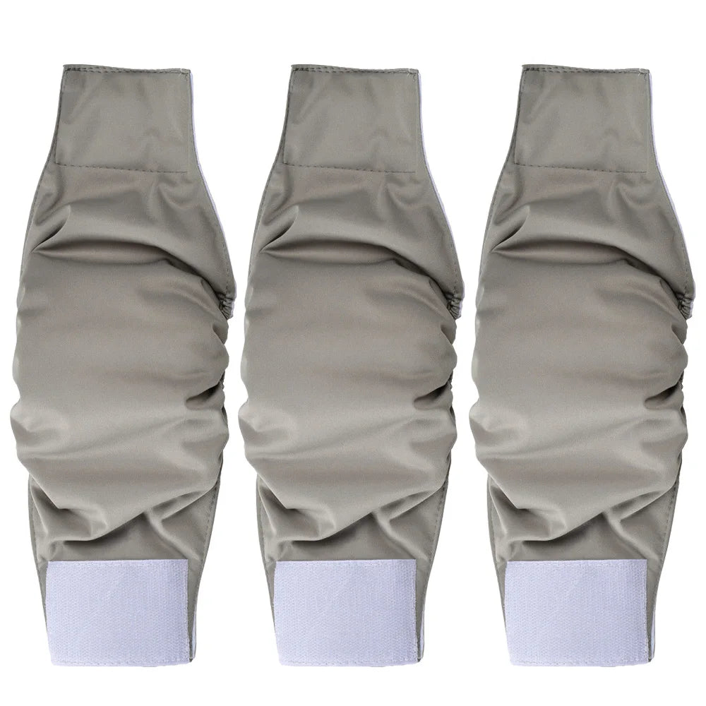 Washable Male Dog Diapers 3 Pack Adjustable Belly Band
