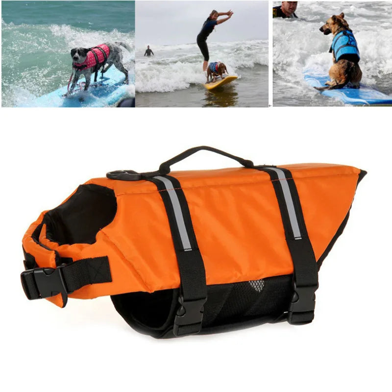 Summer Reflective Dog Life Jacket Adjustable Safety Vest For Dogs