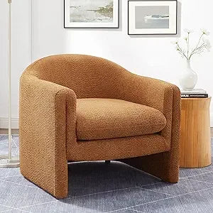 Accent Chair Modern Upholstered Wood Frame for Living Room