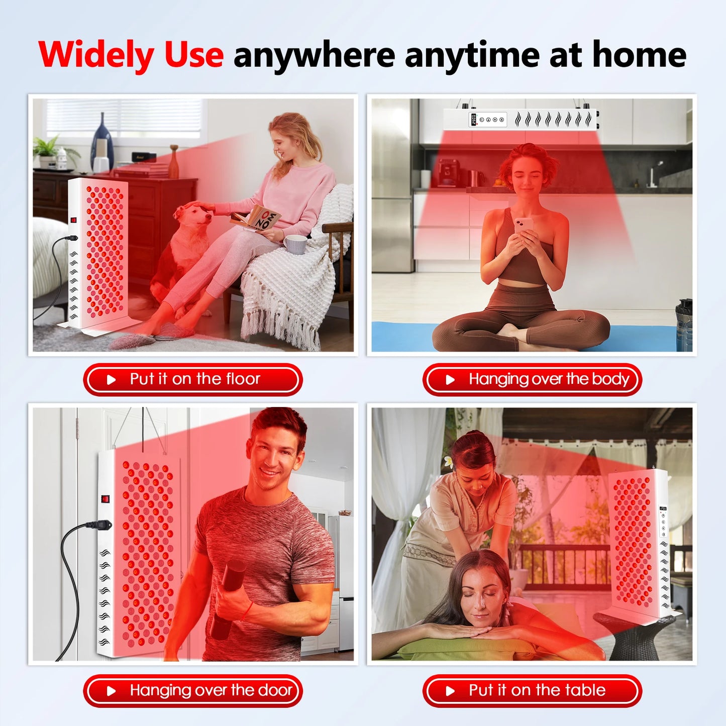 Astarexin Red Light Therapy Panel for Face and Body