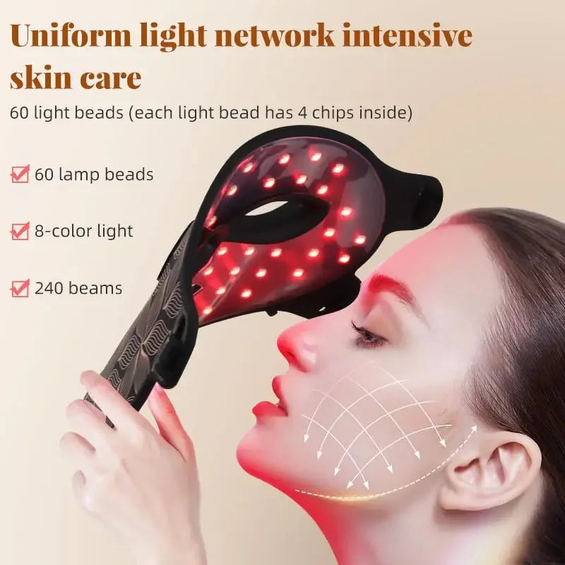 UBilli 850nm Near Infrared LED Face Mask for Skin Rejuvenation