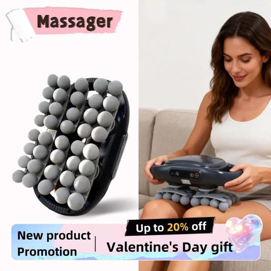 Multi-Head Massager for Shoulder Neck Back Pain Relief