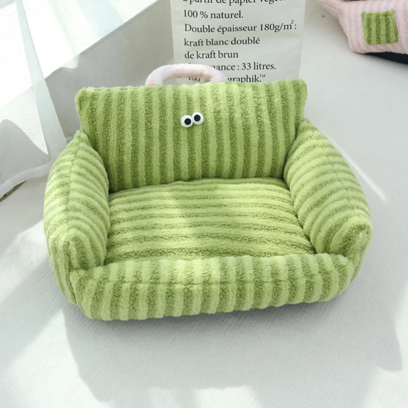 Winter Warm Pet Sofa Kennel Nest For Dogs Cozy Bed