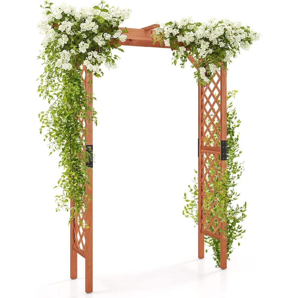 Wooden Garden Arch Wedding Pergola Customizable Design