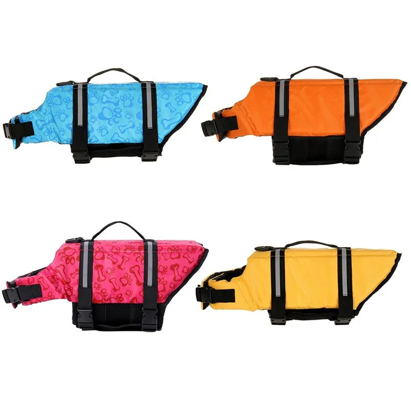 Summer Reflective Dog Life Jacket Adjustable Safety Vest For Dogs
