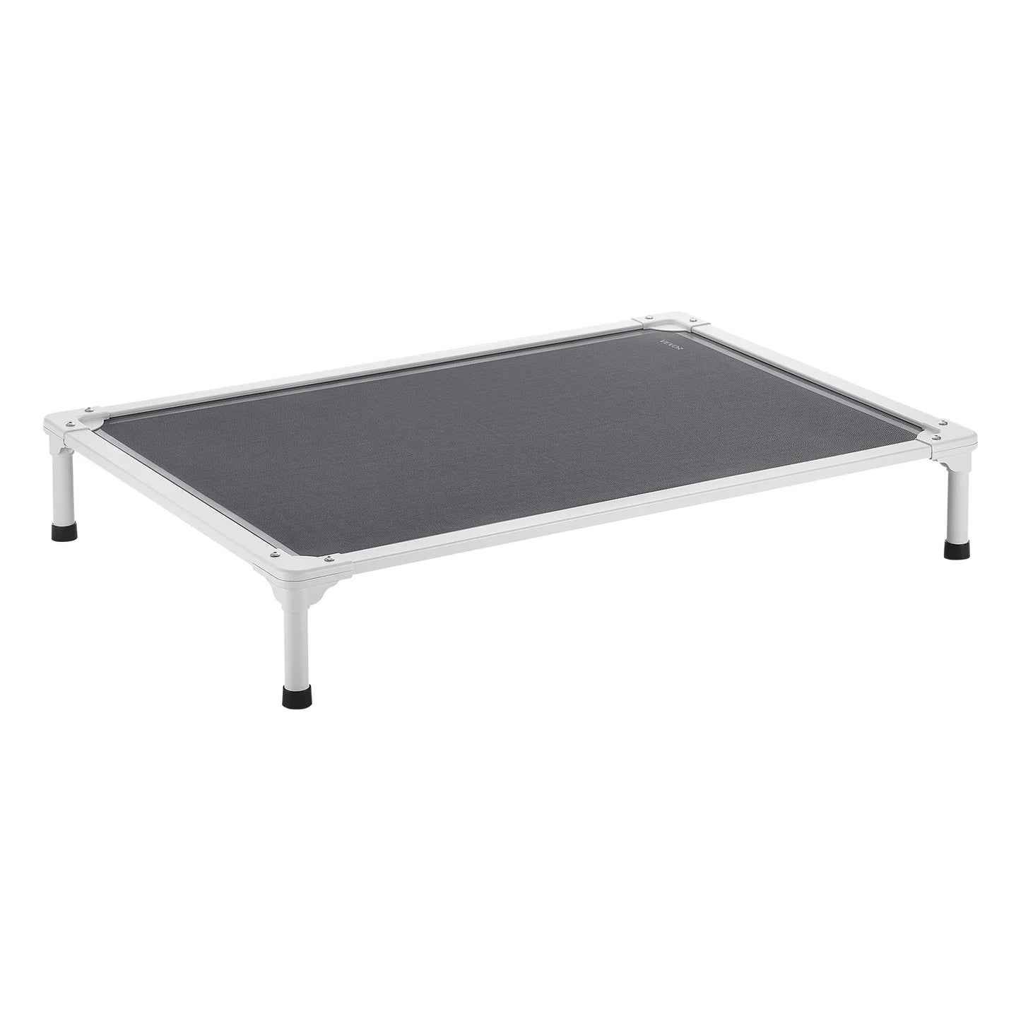 SucceBuy Portable Raised Dog Bed With Aluminum Frame And Textilene Mesh
