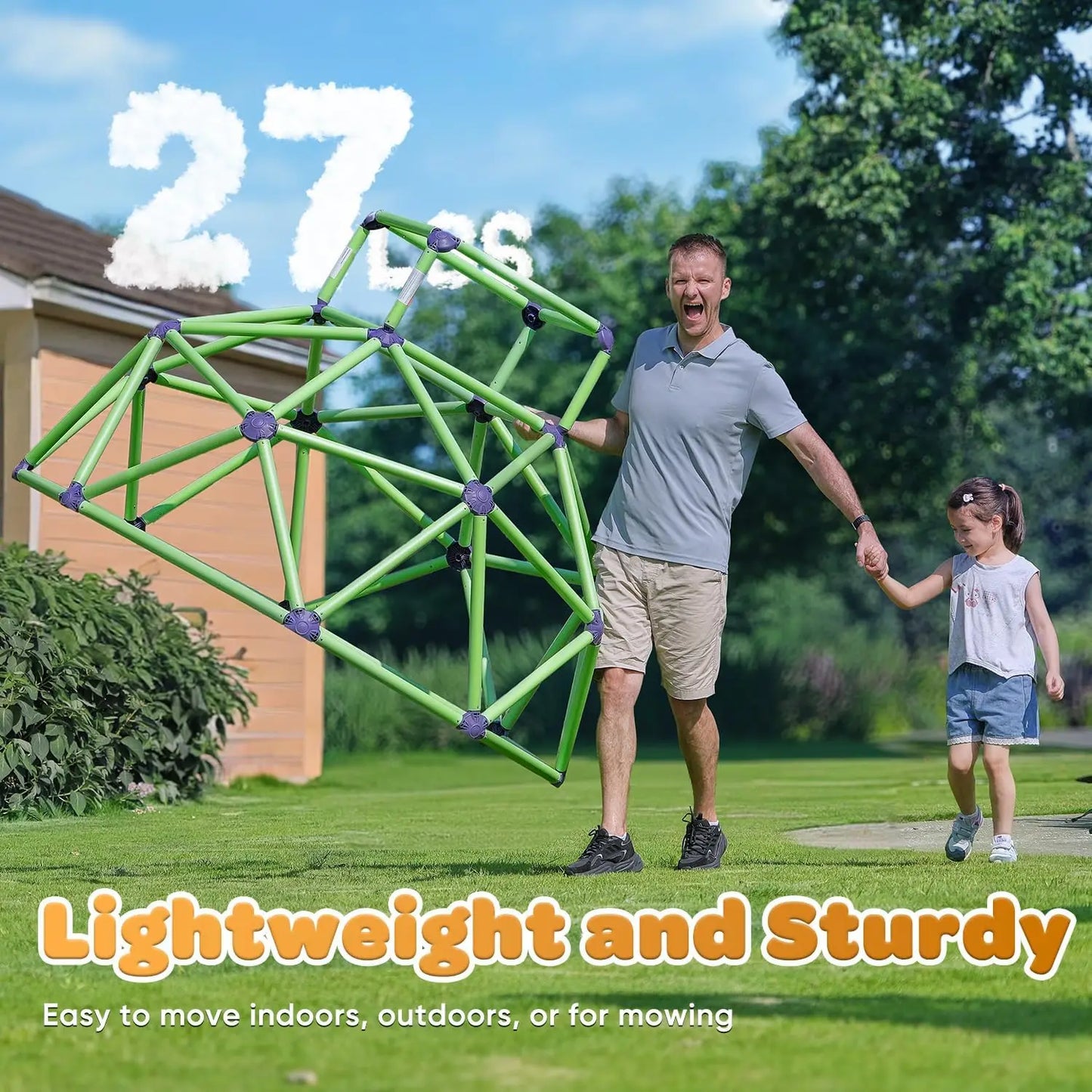 Monkey Bars Climbing Dome Jungle Gym For Kids Backyard Playset