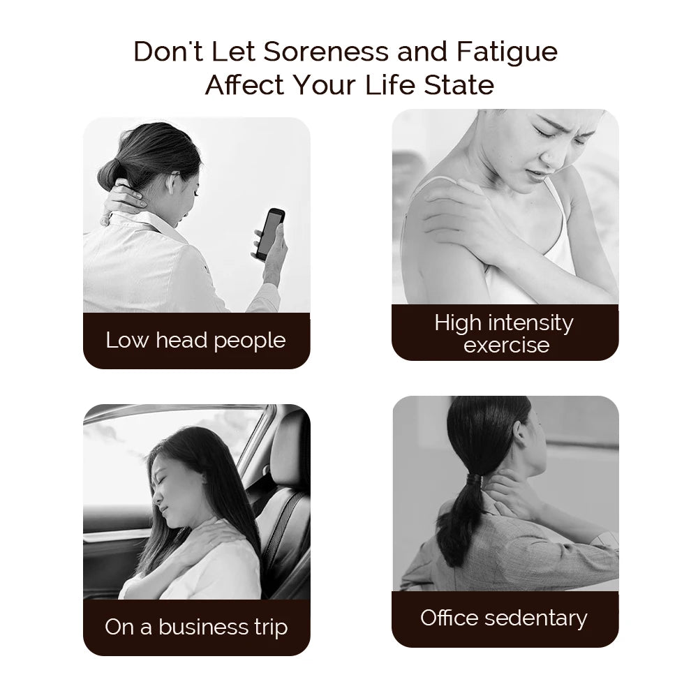 Foreverlily Bionic Pressure Neck Massager With Electric Kneading