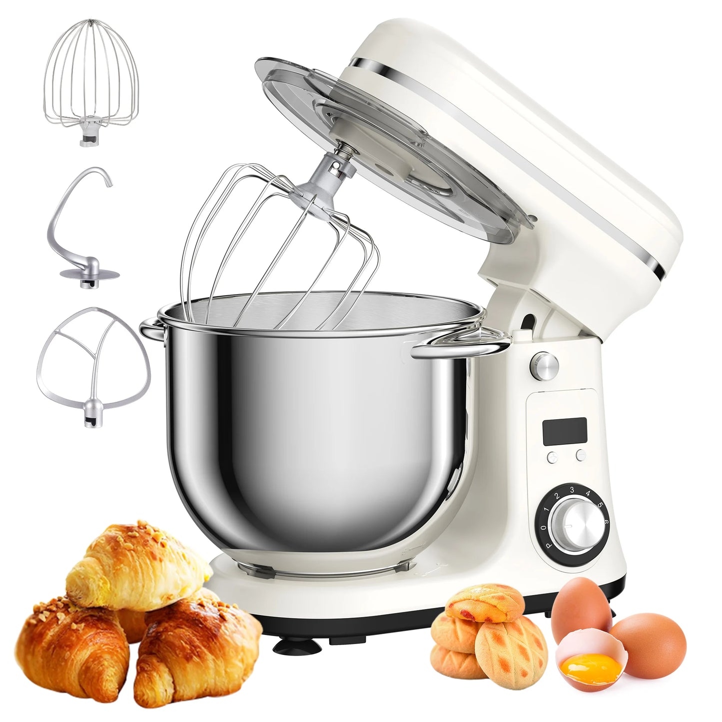 Biolomix Stand Mixer 6 Speed 1200W With Dough Hook