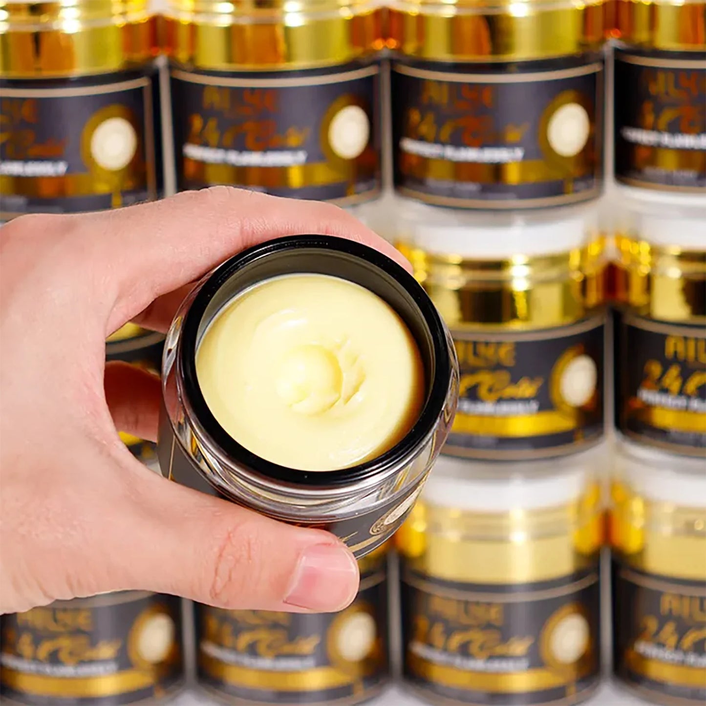 AILKE 24K Gold Collagen Cream Skin Care Set For Whitening