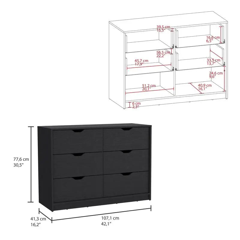 3 Piece Bedroom Furniture Set With Nightstand Dresser Bedside Table
