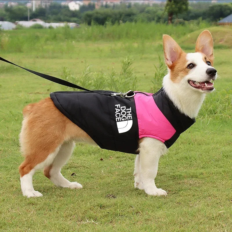 YUNFAN Waterproof Warm Dog Coat Winter Vest Padded Zipper Jacket