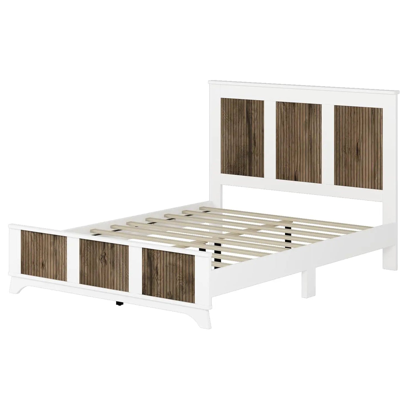 Farmhouse 4 Piece Bedroom Set With Storage Platform Bed