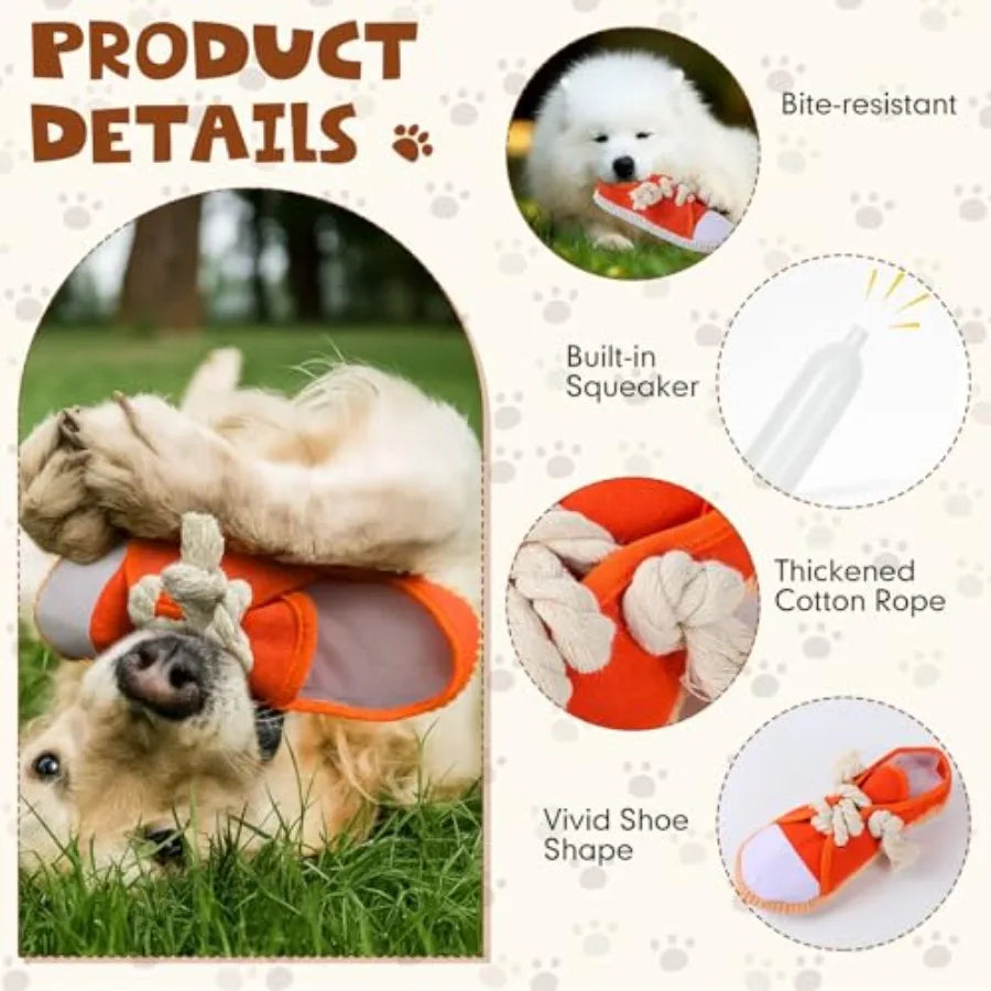 YAO HUI HUANG Canine Chew Toys Rope Shape Interactive