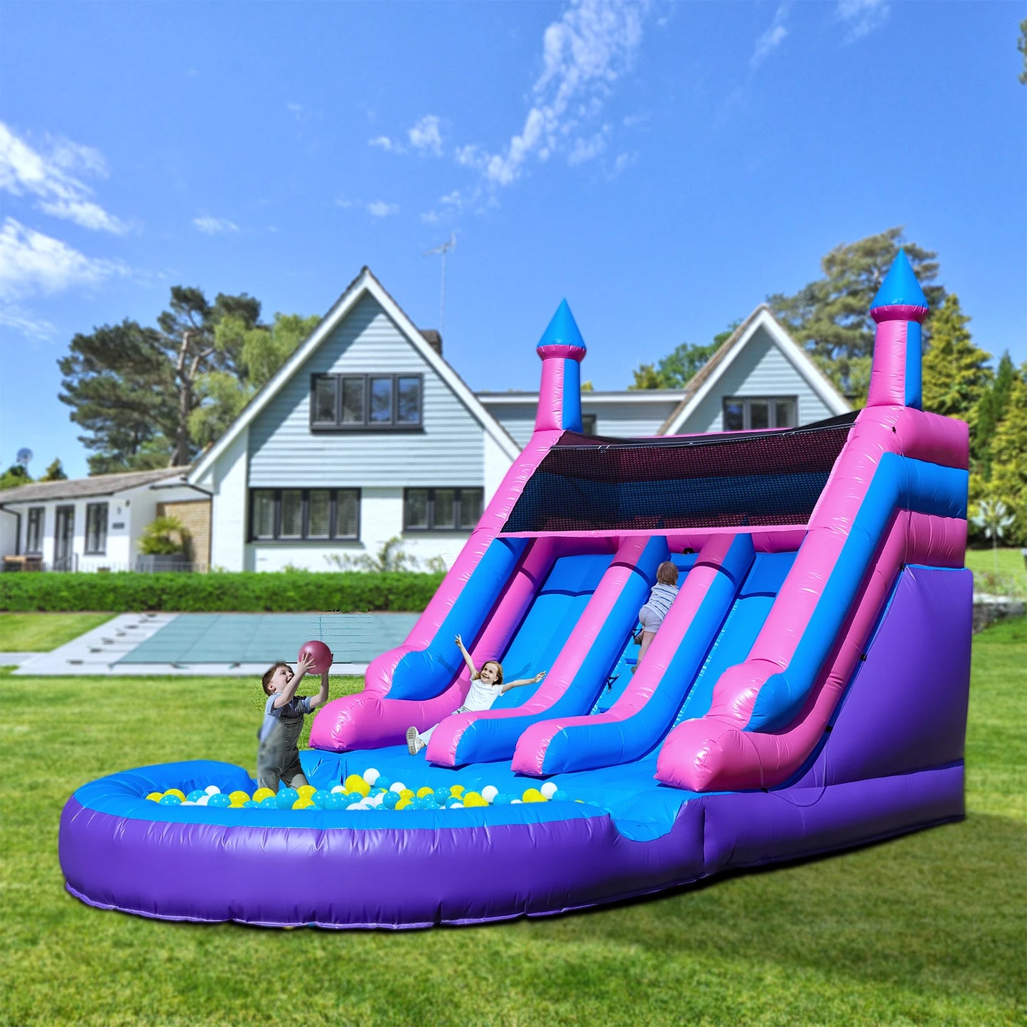 RTS Inflatable Commercial Water Slide for Kids with Blower