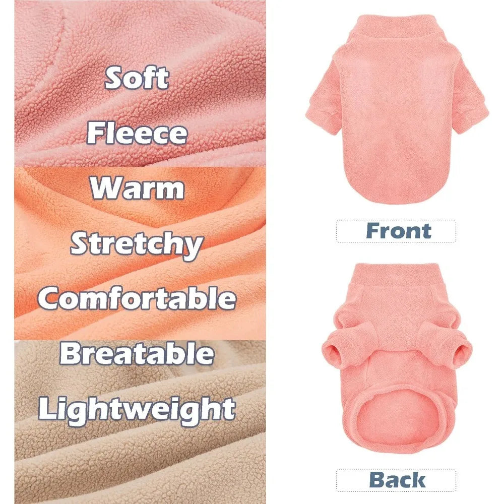 Dog Sweater 3 Pack Ultra Soft Winter Coat For Dogs