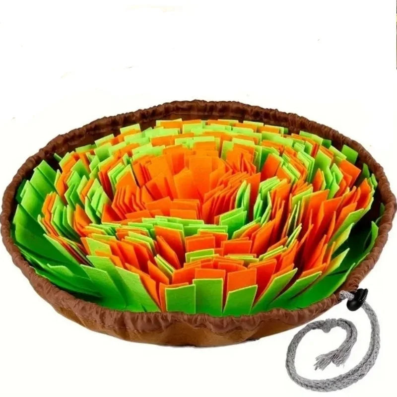 Washable Felt Pet Sniffing Pad Foldable Slow Feeding Mat