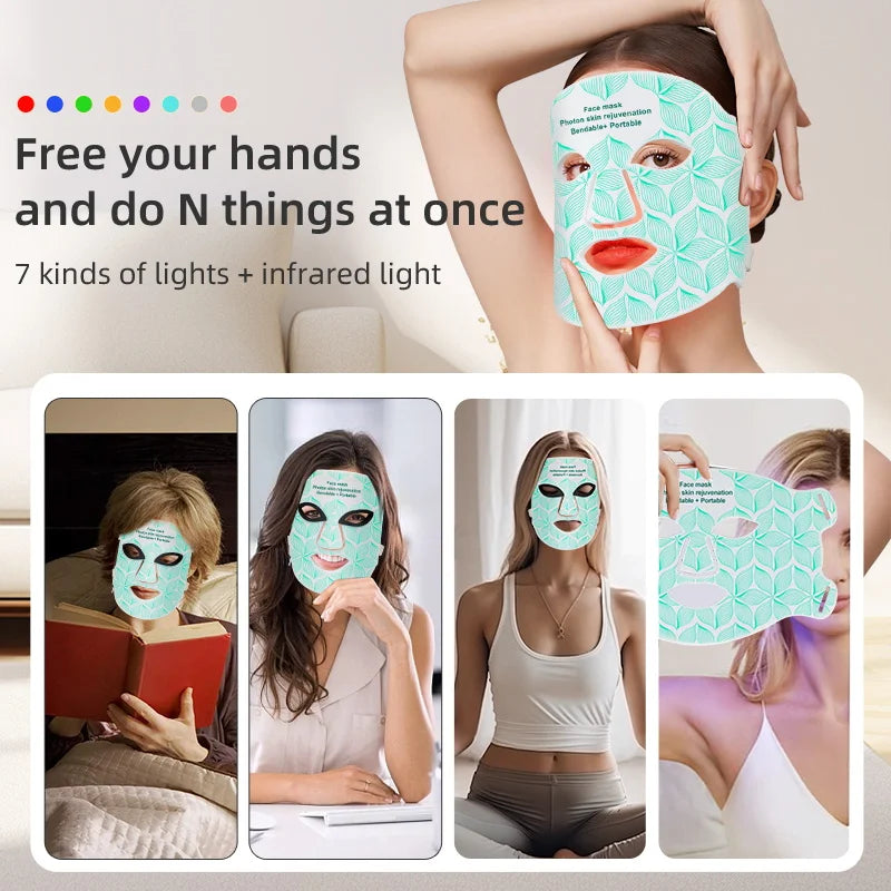 UBilli 850nm Near Infrared LED Face Mask for Skin Rejuvenation