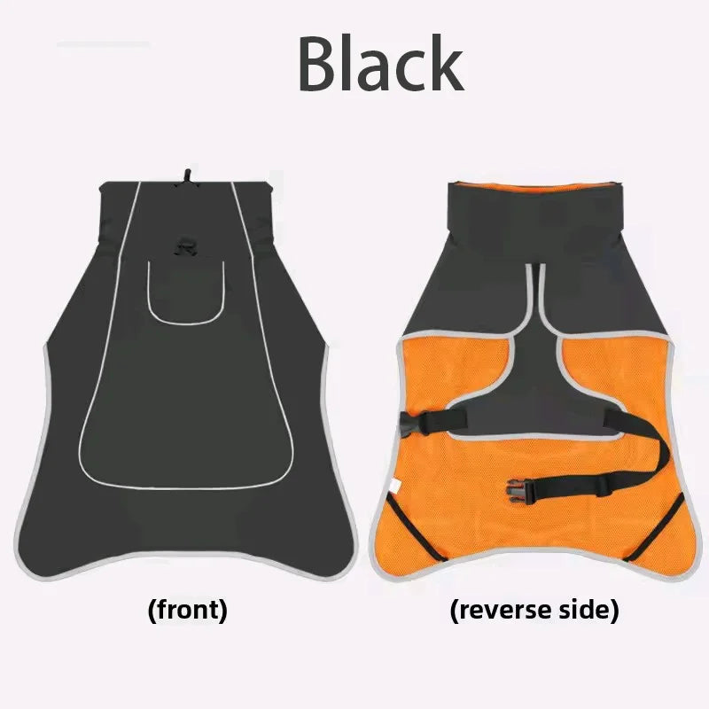 Dog Polyester Windbreaker Raincoat Waterproof Outdoor Pet Coat