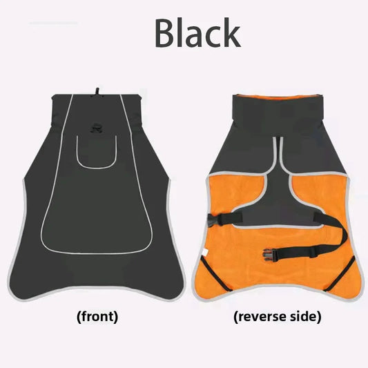 Dog Polyester Windbreaker Raincoat Waterproof Outdoor Pet Coat