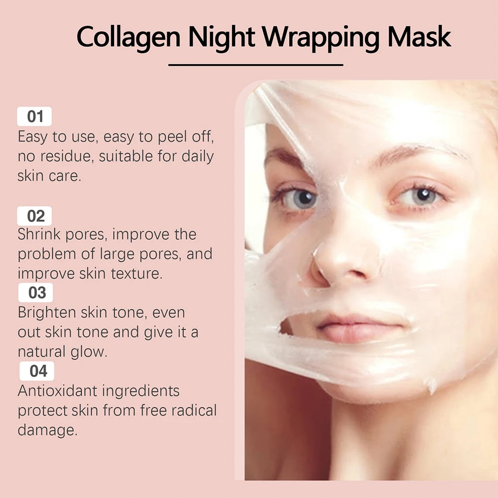 Ms.Dear Collagen Overnight Wrapping Peel Off Facial Mask