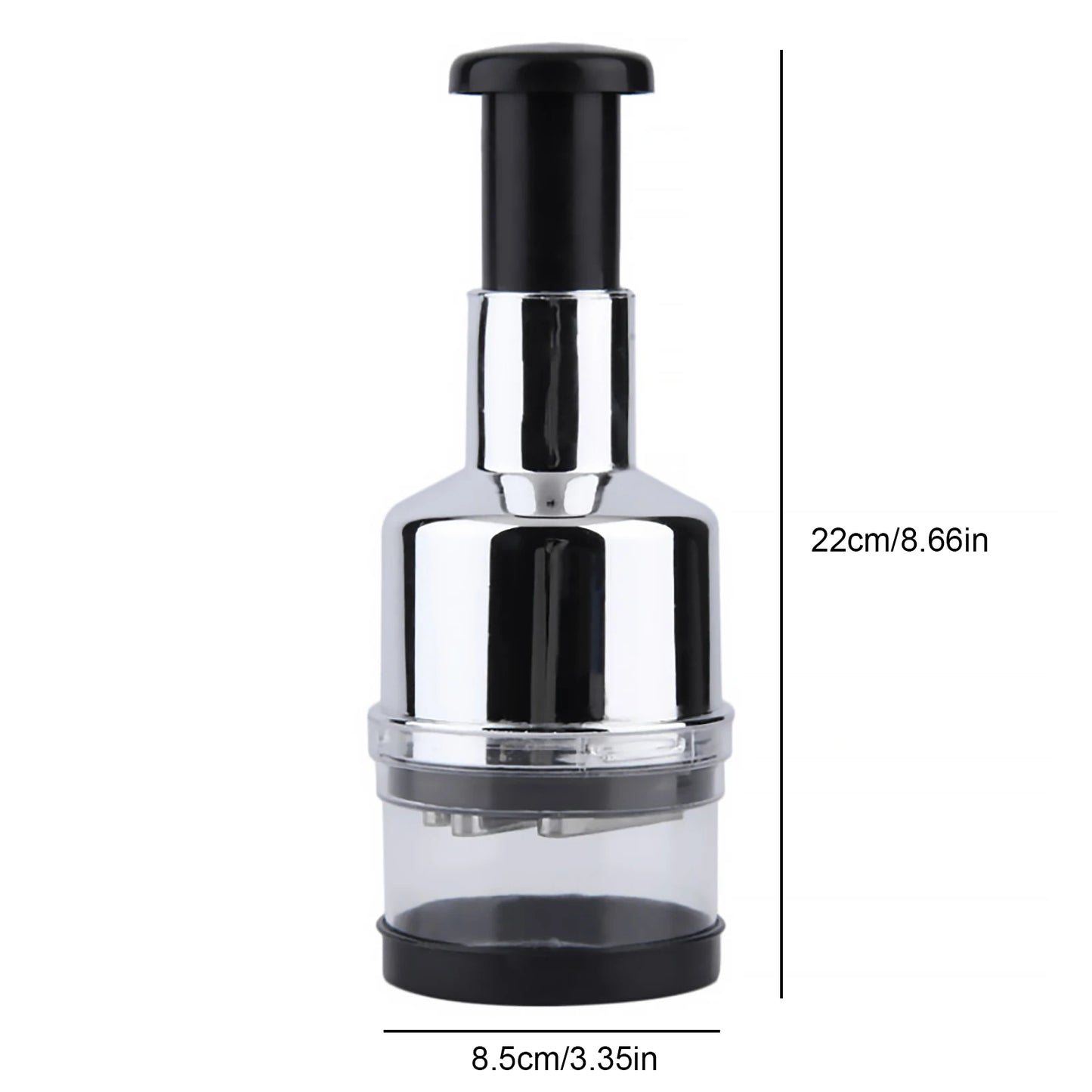 Manual Food Chopper Handheld Slap Press Mincer For Garlic Onions