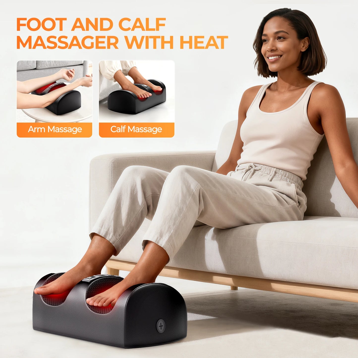 HIMOUTA Shiatsu Full Body Massage Mat With Heat Therapy