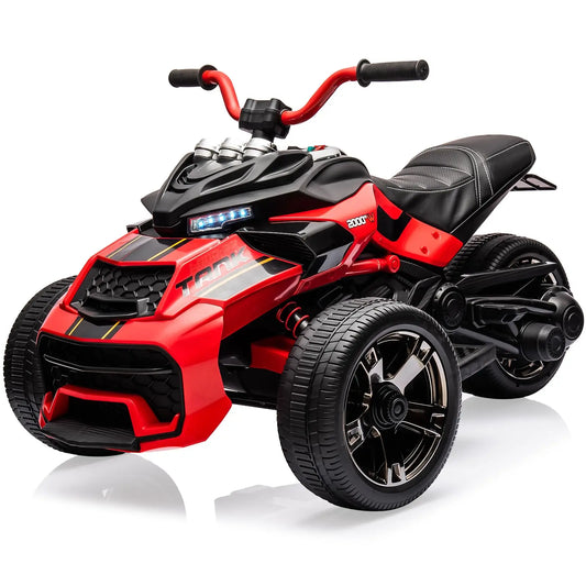 12V Kids Ride On Electric ATV With 2 Speeds And All Terrain EVA Tires