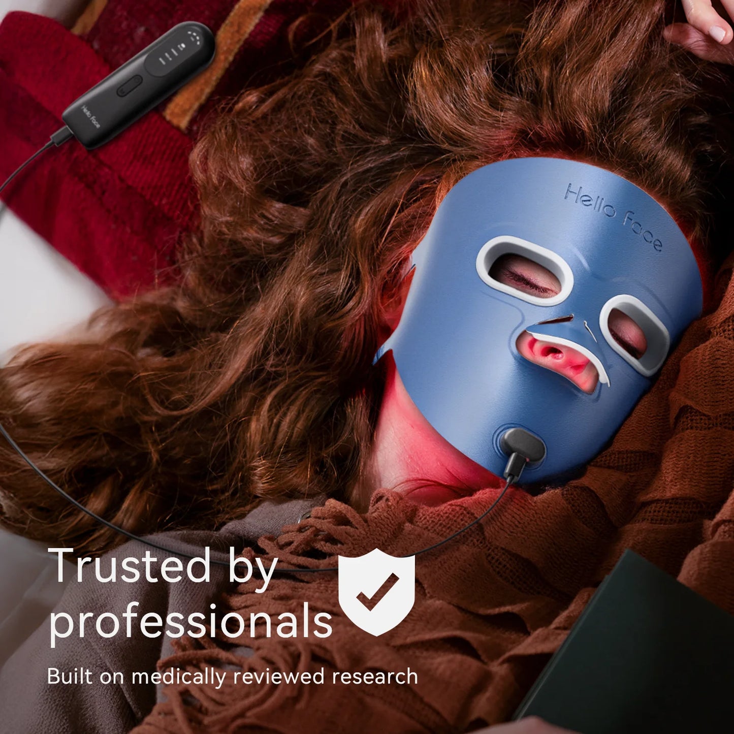 Hello Face LED Mask Infrared Red Light Therapy for Acne