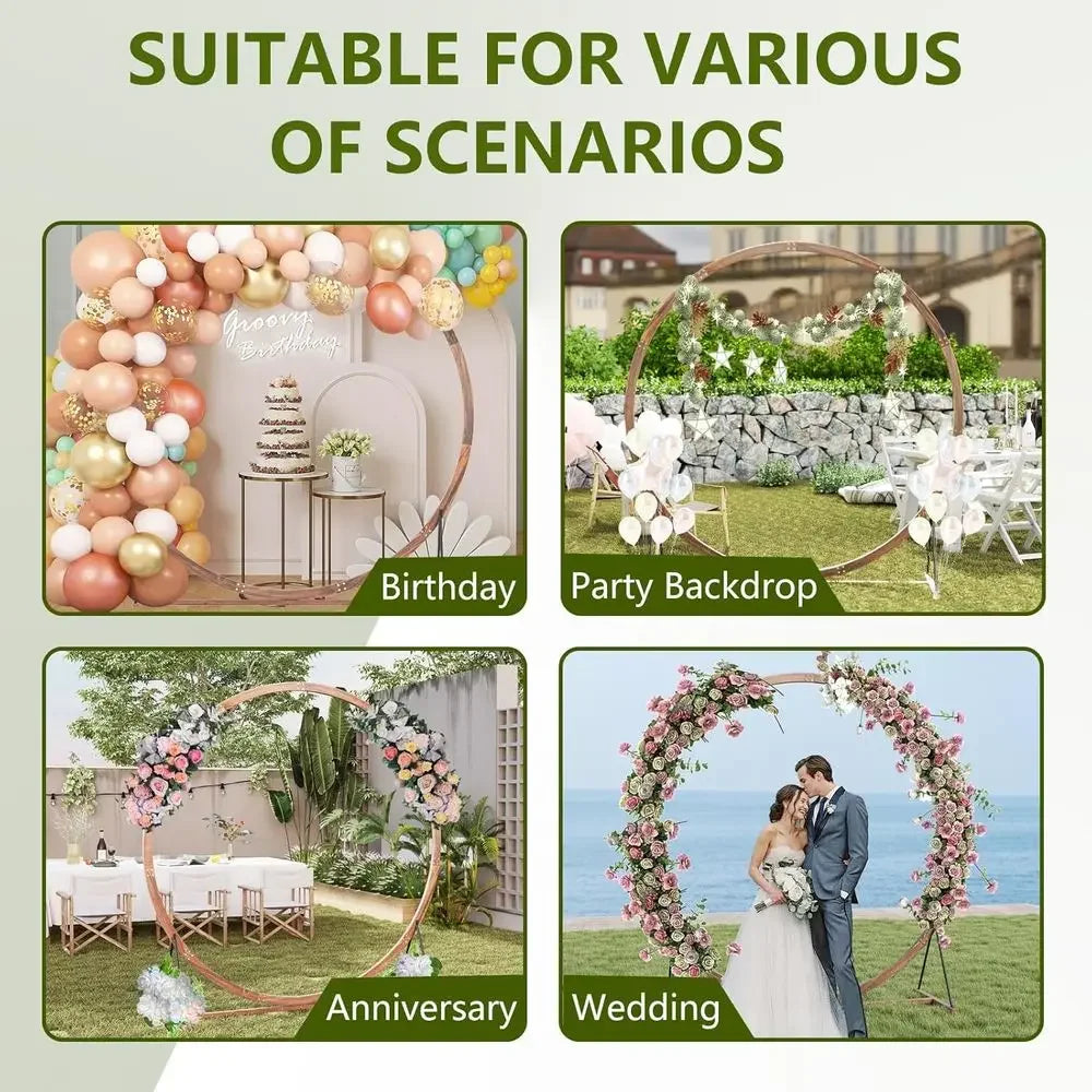 Wooden Arch Stand For Outdoor Weddings Garden Pergola Decor