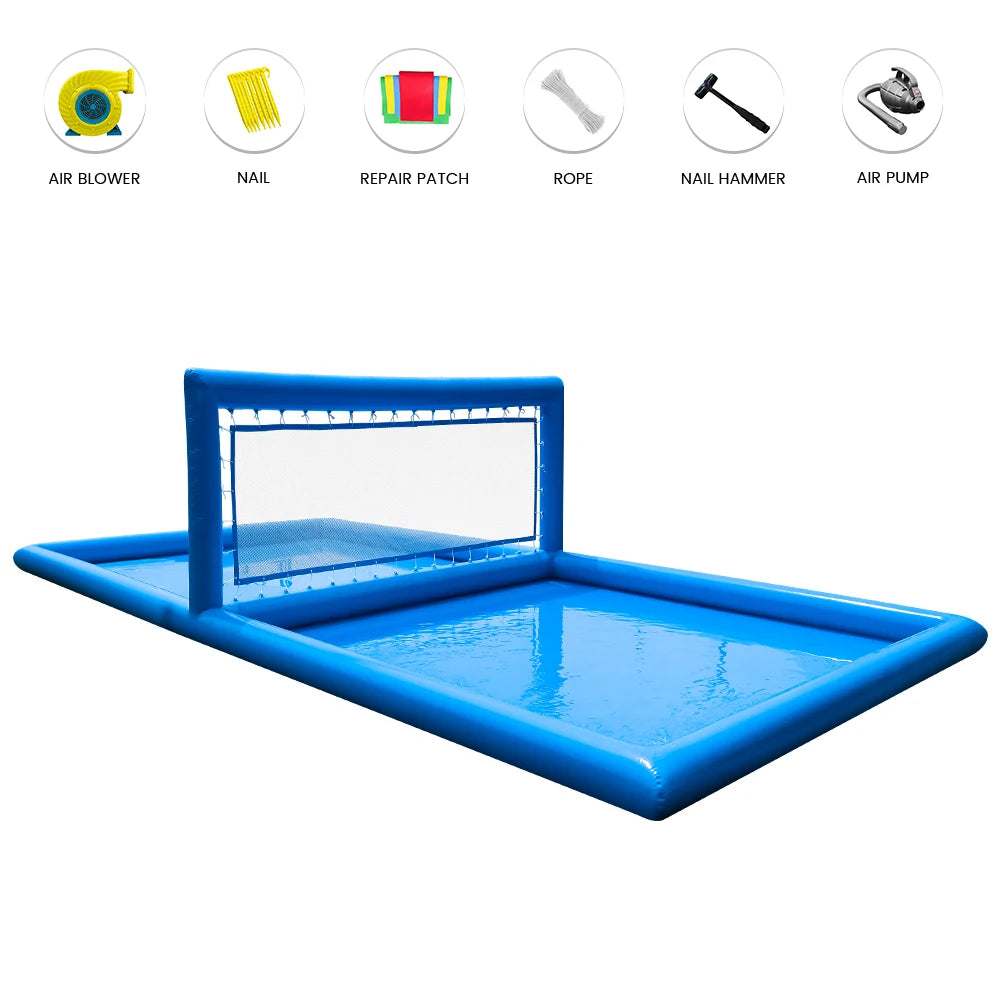 RTS Inflatable Outdoor Water Volleyball Court For Pools