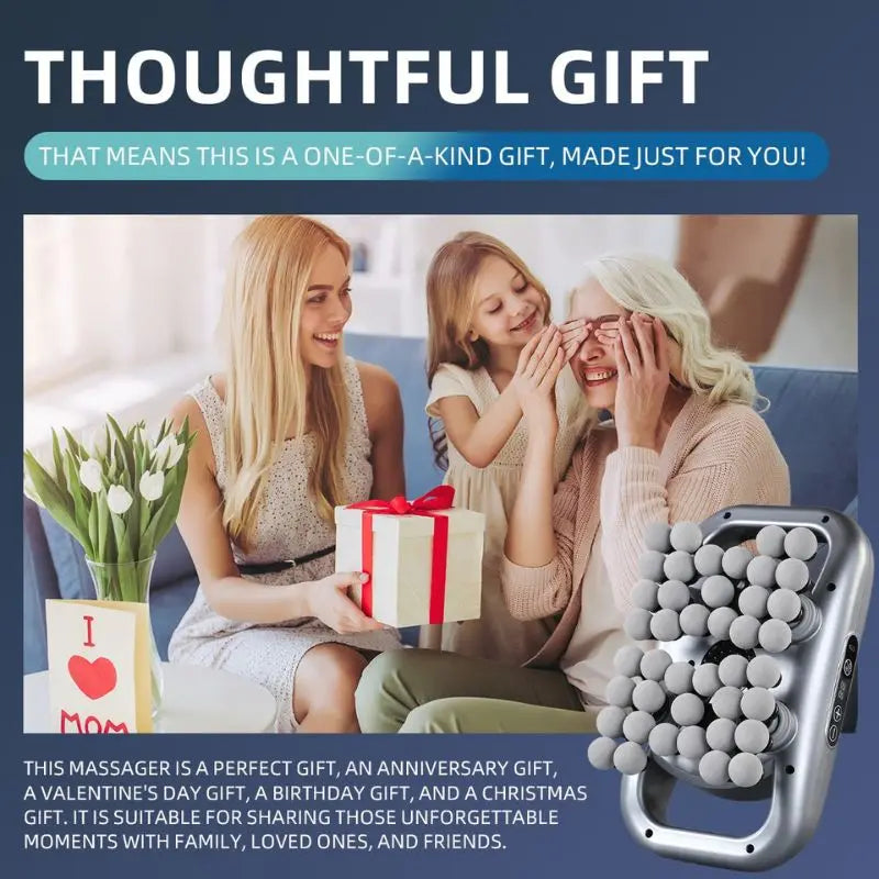 Professional Grade 42 Head Massage Gun With LED Display