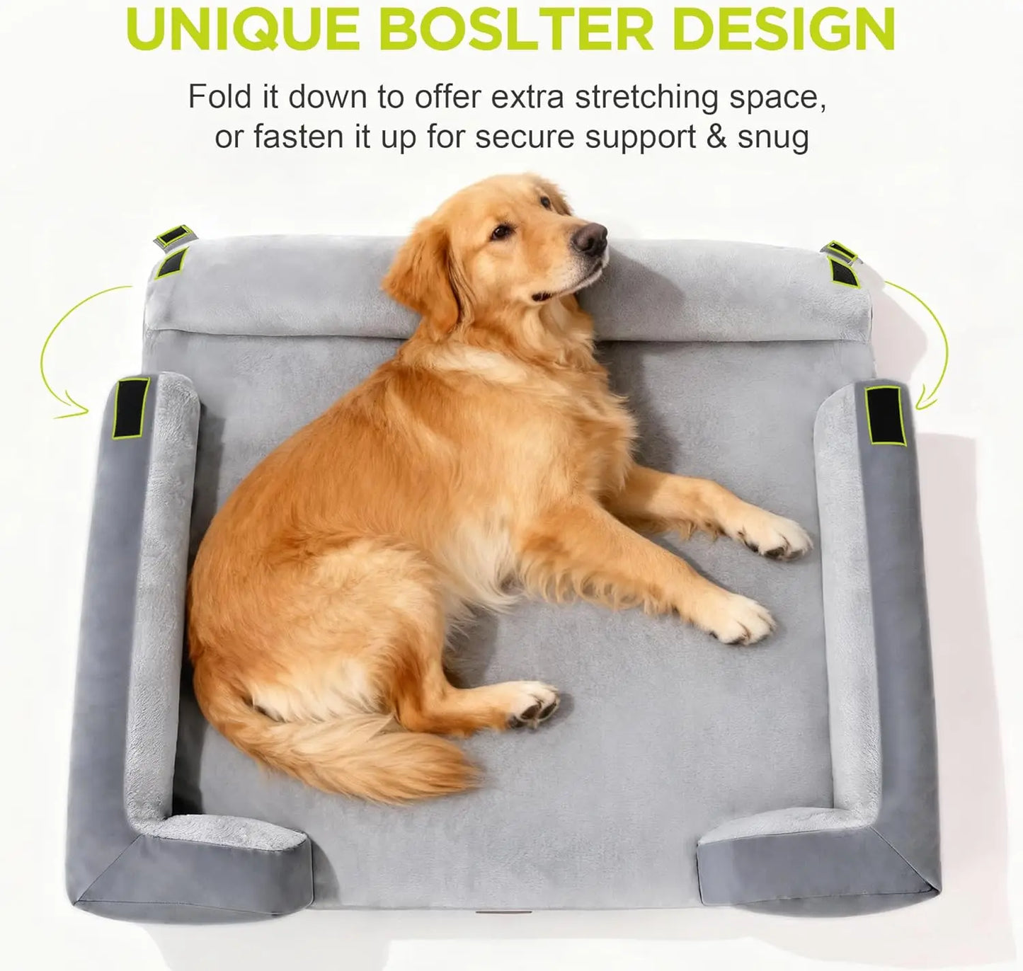Orthopedic Dog Bed Waterproof Memory Foam With Washable Cover
